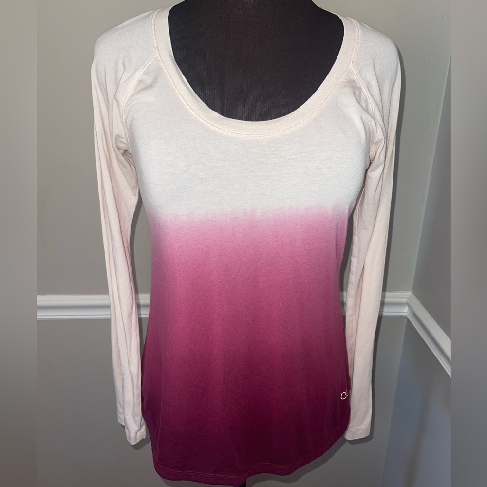 Calia Women’s Ombré Workout Athletic Shirt Pink‎ Medium